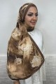 Desenli Bambu Şal 036K